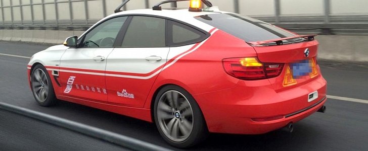 Baidu's automated driving BMW 3 Series GT