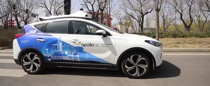 The self-driving cars launched on May 2nd in Beijing