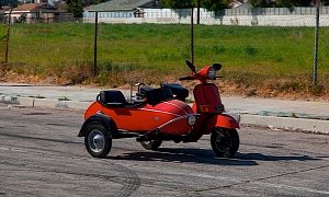 Bajaj Chetak Scooter is Going Custom, Fitting a Rocket Sidecar