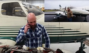 Man Comes Close to Firing Up 20 Year Abandoned Cessna, Until Shady Disaster Strikes