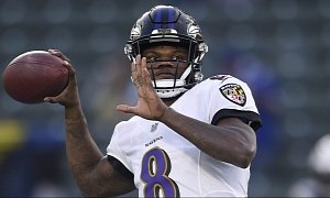 Baltimore Ravens QB Lamar Jackson Films Himself Doing 105mph, Apologizes