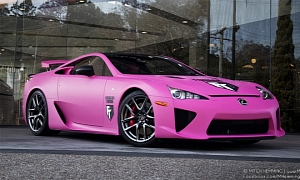 Barbie Gets a Pink Lexus LFA