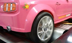 Barbie Power Wheels “Mustang” Takes Dyno Test