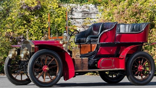 1904 Napier D45 restyled as a rear-entrance tonneau is the ultimate barn find collectible