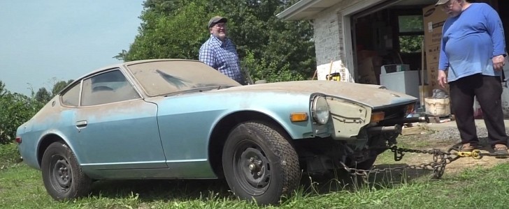 Barn Find 1976 Datsun 280Z Gets Washed for the First Time in 44 Years