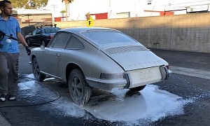 Barn-Found 1967 Porsche 911S Gets First Wash in 40 Years, Looks Brand-New