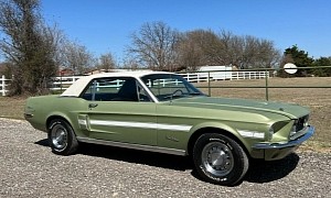 Barn-Found 1968 Ford Mustang California Special Looks Stunning in Lime Gold