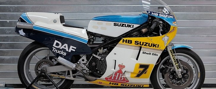 SUZUKI RG500 1977 BARRY SHEENE 1/18 MOTO-GP #7 TEXACO FABERGE MICHELIN 