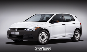 Base-Spec 2020 Volkswagen Golf Is an Eyesore With Unpainted Parts