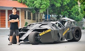 Batman Fan Builds Himself a Fully-Functional, Awesome Tumbler in 10 Months