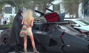 "Batman from Russia" Gold Digger Prank Features Tumbler Batmobile