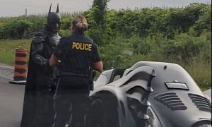 Batman Pulled Over in His Batmobile in Canada, But Justice Still Never Sleeps