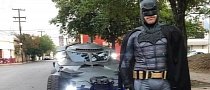 Batman Takes Out the Batmobile in Mexico to Enforce Stay-at-Home Orders