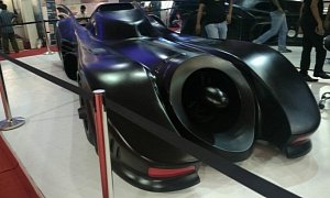 Batmobile Built on Mercedes-Benz S-Class Shows Up in India