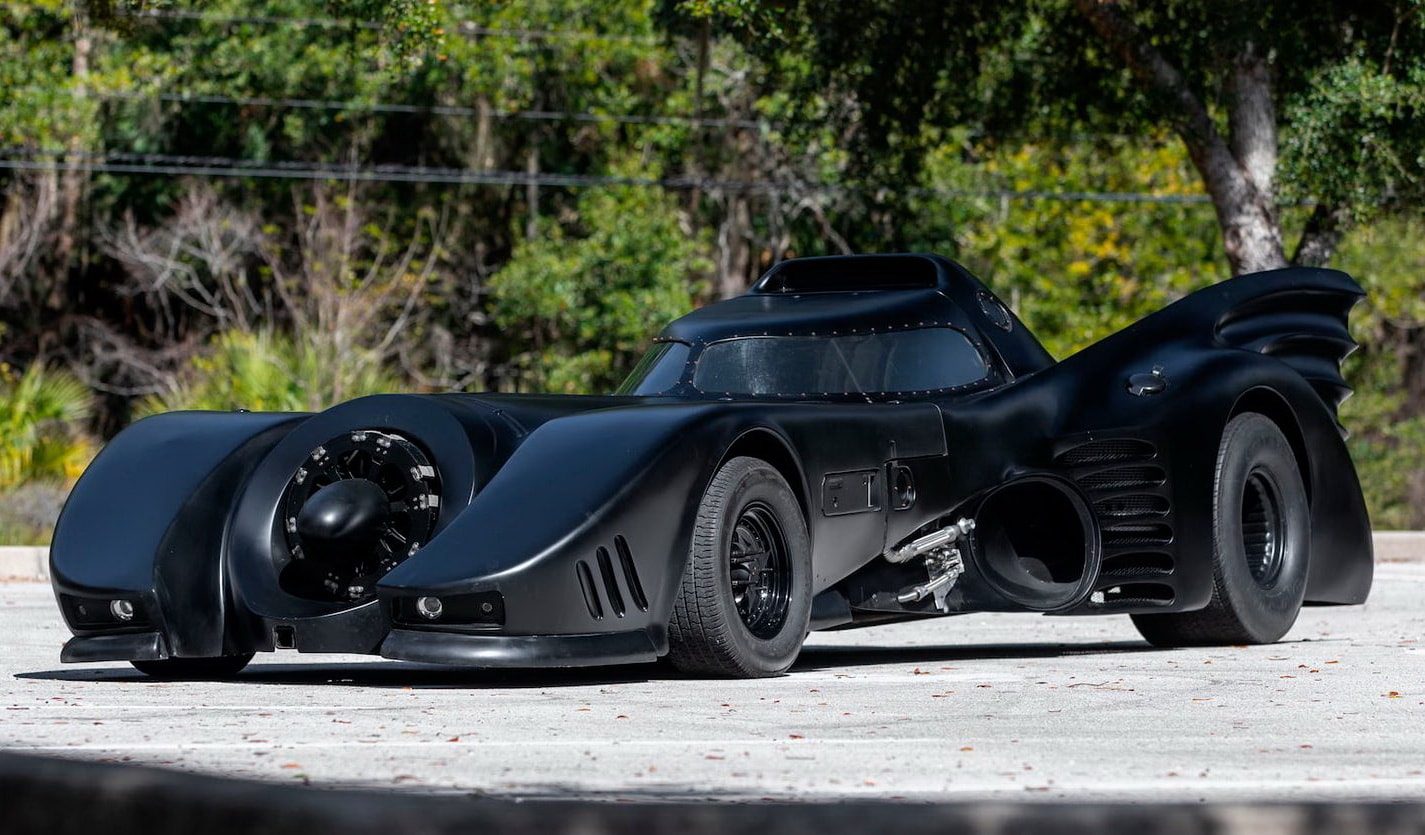 This electric Batmobile Tumbler replica is Batman's green ride