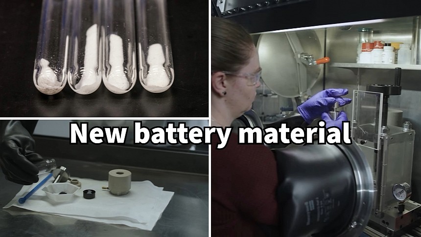 AI-driven research led to the discovery of a new battery material