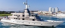 Battleship-Styled Superyacht Mizu Is a Show-Off With or Without an ‘87 Lamborghini on Deck