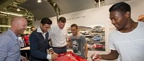 Bayern Munchen’s Football Stars Visit Audi Factory