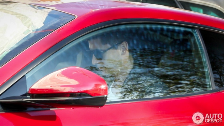 Bayern Munich’s Striker Robbert Lewandowski Seen Driving a Ferrari F12 Berlinetta