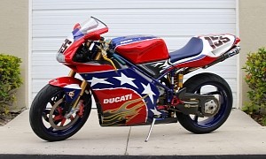 Be the Center of Attention With This Striking 4K-Mile Ducati 998S Bostrom Replica