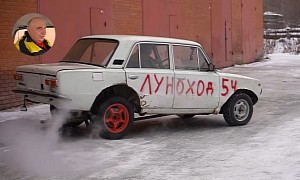Beat This, NASA! Russians Take 'Floating Axle' Literally, Put Tensegrity Rear End on Car