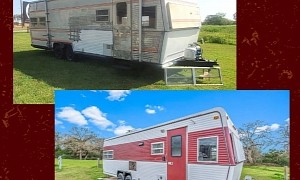 Beat-Up Vintage Trailer Was Turned Into A Surprisingly Stylish Luxury Home on Wheels