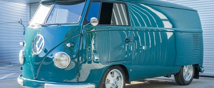 1961 Volkswagen Type 2 Panel Van on Bring a Trailer