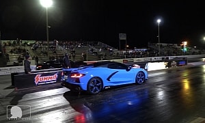 Beautiful Chevy Corvette C8.Z51 Edition Drags Camaro ZL1, Someone Gets Stunned
