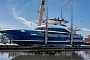 Beautiful Van der Valk's Flybridge Yacht Dutch Falcon Hits the Water
