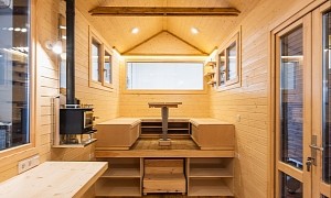 Beautifully Crafted Tiny Is Both a Home and a Workshop, Totally Off-Grid