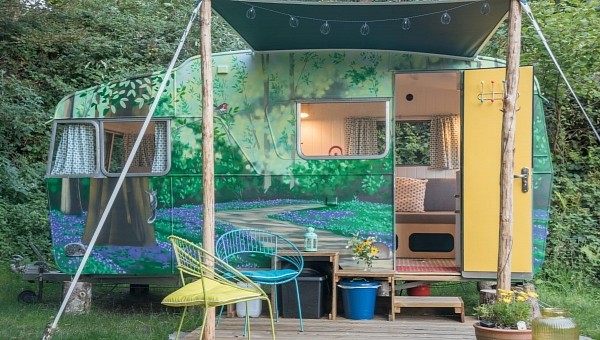 Cerys is a 1960 camper turned into a unique glamping retreat