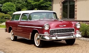 Beautifully Restored 1955 Chevrolet Nomad Is a Very Elegant Proposition