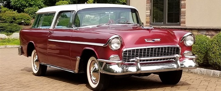 1955 Chevrolet Nomad, fully restored and with many original parts, is up for grabs in New Jersey