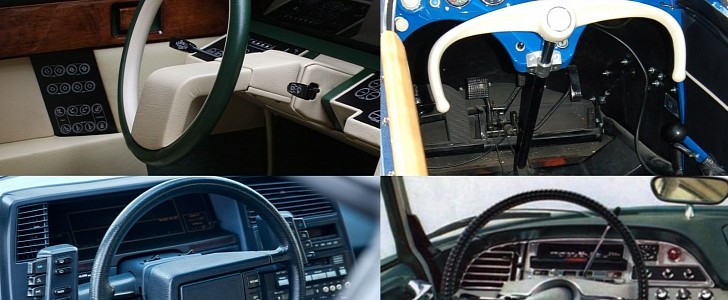 Five Eccentric Steering Wheel Designs