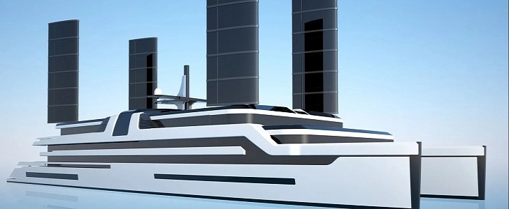 Beiderbeck Designs' hybrid catamaran concept