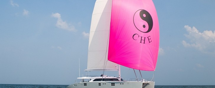 The Che sailing catamaran is one of the most unique luxury yachts