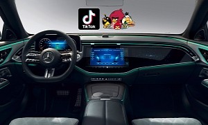 Believe It or Not, the 2024 Mercedes-Benz E-Class Will Run TikTok and Angry Birds
