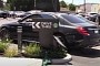Ben Affleck Accidentally Hits a Starbucks Sign with His Mercedes-AMG S 63 at a Drive-Thru