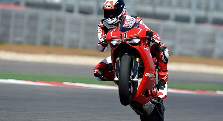 Ben Spies on a Ducati 1199 Panigale