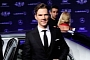 Benedict Cumberbatch Arrives at Hollywood Event in E-Class