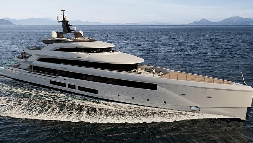 Fully-custom Lady A luxury superyacht