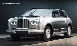 Bentley Bentayga Gets 1970s Digital Redesign, Looks Like a Chromed Wedding SUV