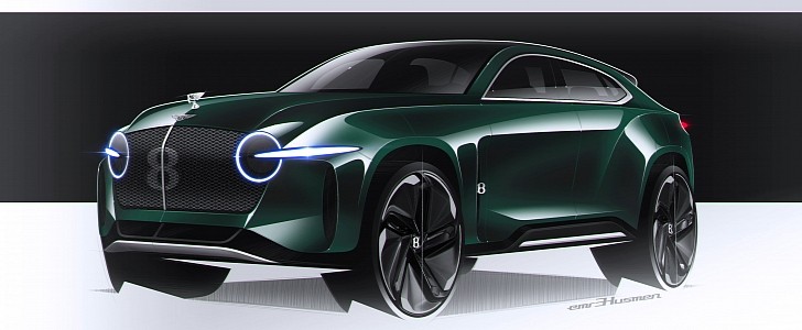 Bentley EXP8 rendering