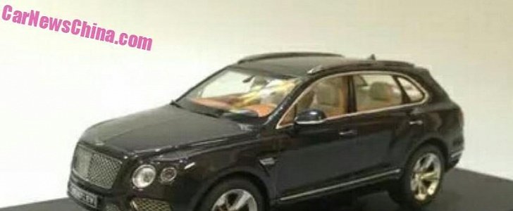 Bentley Bentayga Leaked As Scale Model Before Frankfurt Debut