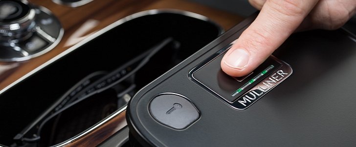 Mulliner Biometric Safe Stowage Unit for Bentley Bentayga