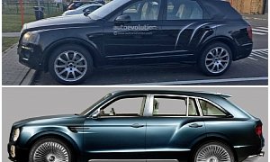 Bentley Bentayga Spied in Production-Ready Form Shows Design Changes, Individual Rear Seats