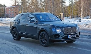Bentley Bentayga Spied Once Again, It's Got a Tow Hitch