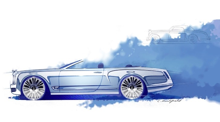 Bentley Mulsanne convertible sketch