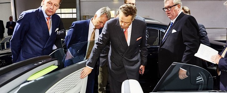 Bentley CEO Wolfgang Durheimer inspects Startech-tuned Bentleys in Frankfurt
