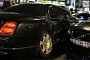 Bentley Continental Flying Spur Crash Injures Policeman, Involves Nine Cars